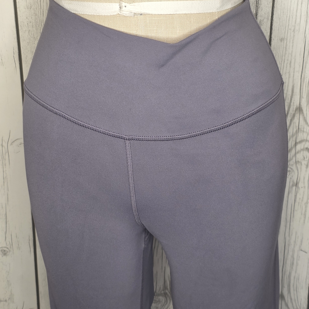 Athleta Transcend Slim Pant Large Dusty Purple High Rise Athleisure